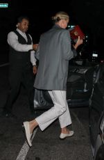 CHARLIZE THERON Leaves Dinner at A.O.C. Restaurant in Los Angeles 07/10/2024