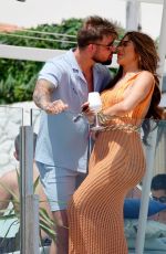 CHLOE FERRY and Johnny Wilbo on Holiday in Ibiza 07/03/2024