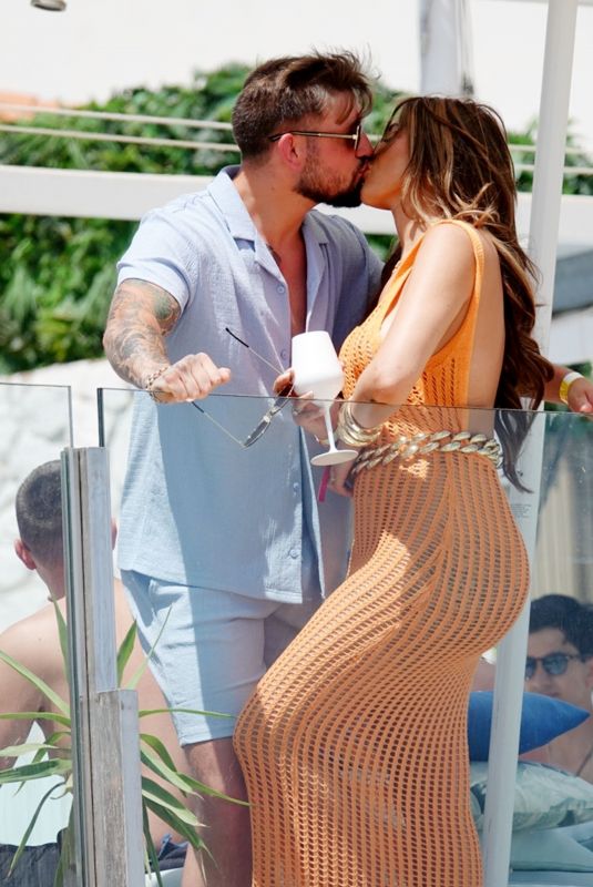 CHLOE FERRY and Johnny Wilbo on Holiday in Ibiza 07/03/2024