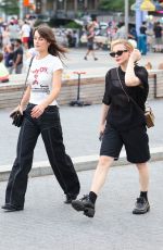 CHLOE MORETZ and KATE HARRISON Arrives at Pier 17 in New York 07/27/2024