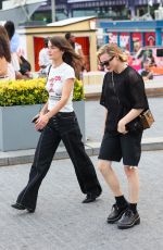 CHLOE MORETZ and KATE HARRISON Arrives at Pier 17 in New York 07/27/2024