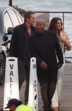 CINDY CRAWFORD and Rande Gerber on a Dinner Date at Nobu in Malibu 07/07/2024