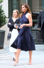CINDY CRAWFORD Leaves Her Hotel in New York 07/23/2024