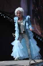 CINDY LAUPER Perfoms at Glastonbury Festival 06/29/2024