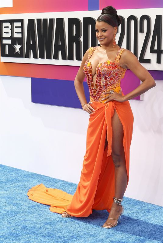 CLAUDIA JORDAN at 2024 BET Awards at Peacock Theatre in Los Angeles 06/30/2024