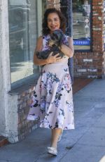 CLAUDIA WELLS Outside Her Shop Amani Wells in Studio City 07/16/2024