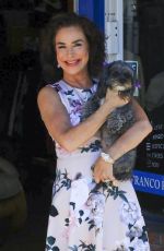 CLAUDIA WELLS Outside Her Shop Amani Wells in Studio City 07/16/2024