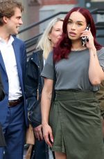 CLEOPATRA COLEMAN on the Set of Black Rabbit in New York 07/29/2024