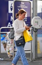 COLEEN ROONEY at Euston Train Station in London 07/02/2024