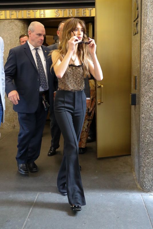 DAISY EDGAR-JONES Arrives at Late Night with Seth Meyers in New York 07/17/2024