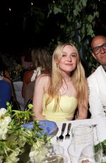 DAKOTA FANNING at Saks Summer Dinner in New York 07/11/2024