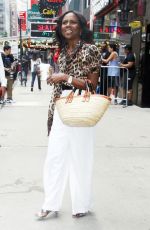 DEBORAH ROBERTS Arrives at Good Morning America in New York 07/25/2024