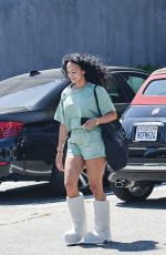 DRAYA MICHELE and Jalen Green on a Dinner Date at Le Petit Four in West Hollywood 07/01/2024