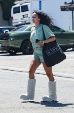 DRAYA MICHELE and Jalen Green on a Dinner Date at Le Petit Four in West Hollywood 07/01/2024