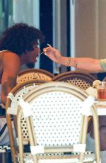 DRAYA MICHELE and Jalen Green on a Dinner Date at Le Petit Four in West Hollywood 07/01/2024