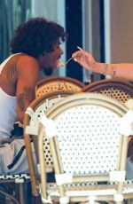 DRAYA MICHELE and Jalen Green on a Dinner Date at Le Petit Four in West Hollywood 07/01/2024