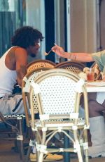 DRAYA MICHELE and Jalen Green on a Dinner Date at Le Petit Four in West Hollywood 07/01/2024