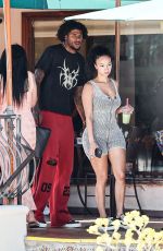 DRAYA MICHELE and Jalen Green Out for Lunch at Urth Cafe in Los Angeles 07/08/2024