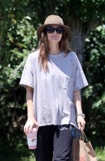 DREW BARRYMORE Out for Morning Walk with a Friend in The Hamptons 07/02/2024