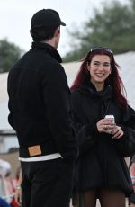 DUA LIPA and Callum Turner at Day 5 of Glastonbury Festival in England 06/30/2024