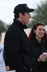 DUA LIPA and Callum Turner at Day 5 of Glastonbury Festival in England 06/30/2024