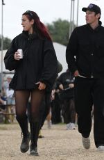 DUA LIPA and Callum Turner at Day 5 of Glastonbury Festival in England 06/30/2024