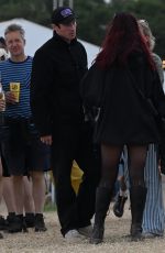 DUA LIPA and Callum Turner at Day 5 of Glastonbury Festival in England 06/30/2024