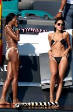 EIZA GONZALEZ in Bikini at a Yacht in Ibiza 07/12/2024
