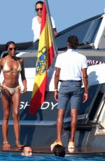 EIZA GONZALEZ in Bikini at a Yacht in Ibiza 07/12/2024