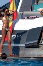 EIZA GONZALEZ in Bikini at a Yacht in Ibiza 07/12/2024