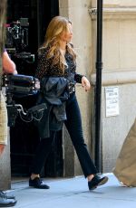 ELIZABETH BANKS and JESSICA BIEL on the Set of The Better Sister TV Series in New York 07/11/2024