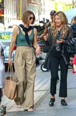 ELIZABETH BANKS and JESSICA BIEL on the Set of The Better Sister TV Series in New York 07/11/2024
