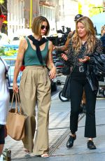 ELIZABETH BANKS and JESSICA BIEL on the Set of The Better Sister TV Series in New York 07/11/2024