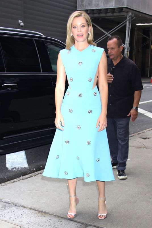 ELIZABETH BANKS Arrives at Good Morning America in New York 07/30/2024