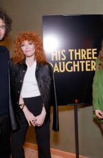 ELIZABETH OLSEN, NATASHA LYONNE and CARRIE COON at His Three Daughters Q&A Screening at Neuehouse in New York 07/13/2024