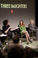 ELIZABETH OLSEN, NATASHA LYONNE and CARRIE COON at His Three Daughters Q&A Screening at Neuehouse in New York 07/13/2024