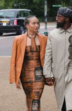 ELLA EYRE Arrives at British Fashion Council Summer Party in London 07/08/2024