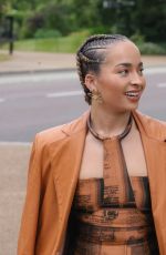 ELLA EYRE Arrives at British Fashion Council Summer Party in London 07/08/2024