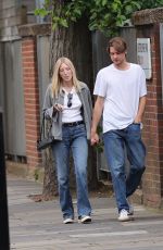 ELLA RICHARDS and Sascha von Bismarck Out in Notting Hill 07/16/2024