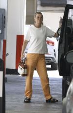 ELLEN POMPEO Checking Out at Valet Parking in Beverly Hills 06/28/2024