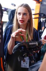 EMILIA CLARKE at F1 Grand Prix of Great Britain 07/07/2024