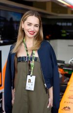 EMILIA CLARKE at F1 Grand Prix of Great Britain in Northhampton 07/07/2024