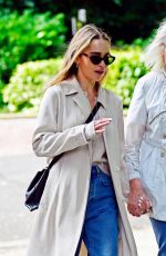 EMILIA CLARKE Out with Her Mother in London 07/19/2024
