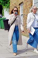 EMILIA CLARKE Out with Her Mother in London 07/19/2024