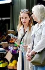 EMILIA CLARKE Out with Her Mother in London 07/19/2024