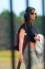 EMILY RATAJKOWSKI Arrives at East Hampton Airport in New York 07/04/2024