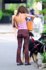 EMILY RATAJKOWSKI Takes Her Dog Out for a Morning Walk in New York 07/18/2024