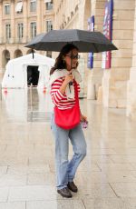 EMMA CHAMBERLAIN Out at Place Vendome in Paris 07/27/2024