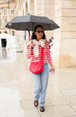 EMMA CHAMBERLAIN Out at Place Vendome in Paris 07/27/2024