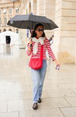 EMMA CHAMBERLAIN Out at Place Vendome in Paris 07/27/2024